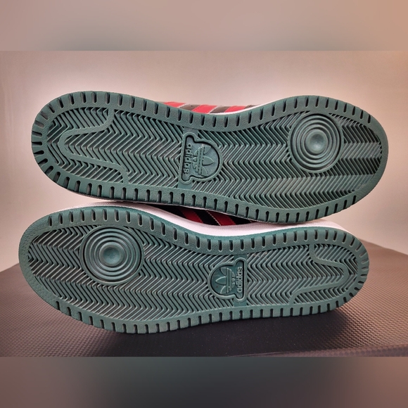 Men’s Adidas Top Ten Hi Miami Patent Leather (Red/Blk/Grn) Sneakers Size 10 - Picture 6 of 7